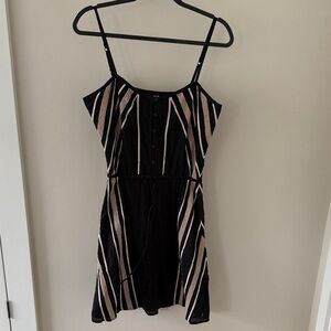 Hurley Black and Tan Mini Dress